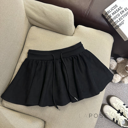 Liah Textured A-line Mini Skirt