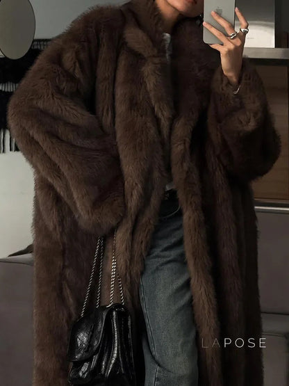 Lilly Fluffy Faux Fur Coat