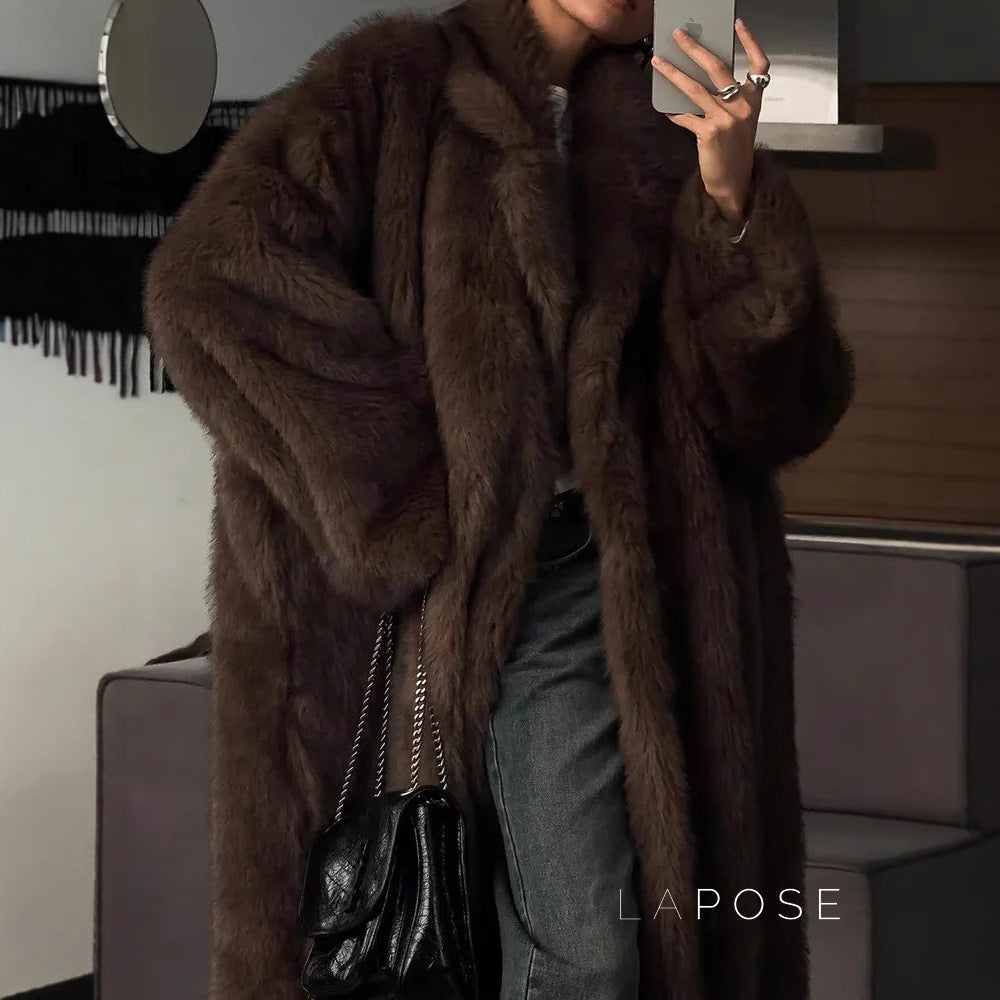 Lilly Fluffy Faux Fur Coat