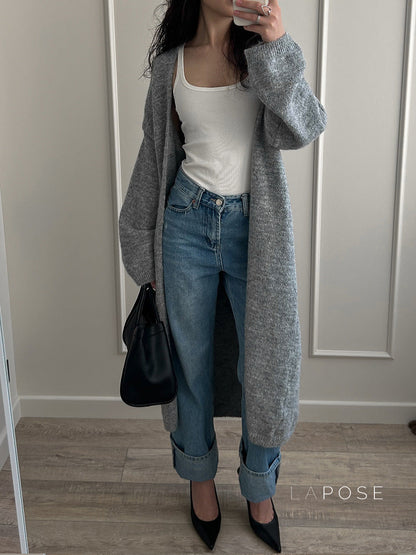 Lily Cozy Knit Dress & Long Cardigan Set