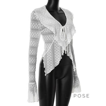 Lisbeth Lace Cardigan Top