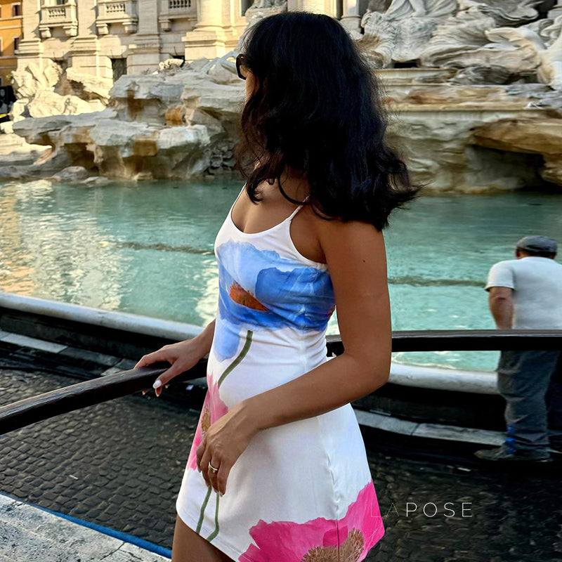 Madalena Backless Midi Dress