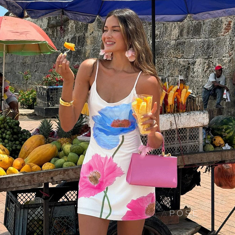 Madalena Backless Midi Dress