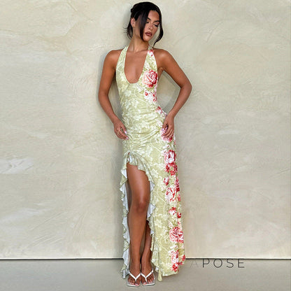 Marah Halter Maxi Dress