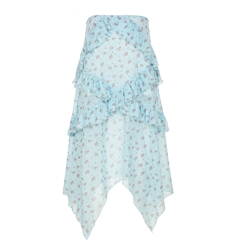 Moira Ruffle Maxi Skirt