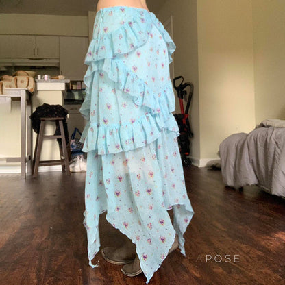 Moira Ruffle Maxi Skirt