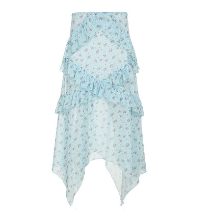 Moira Ruffle Maxi Skirt