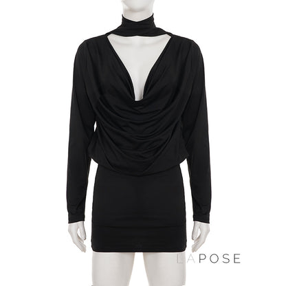 Monica Collared Bodycon Mini Dress
