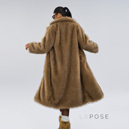 Nana Plush Faux Fur Coat