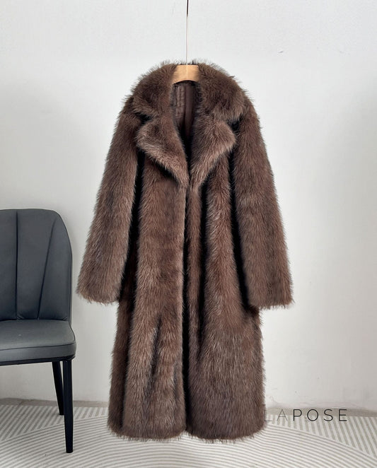 Nana Plush Faux Fur Coat