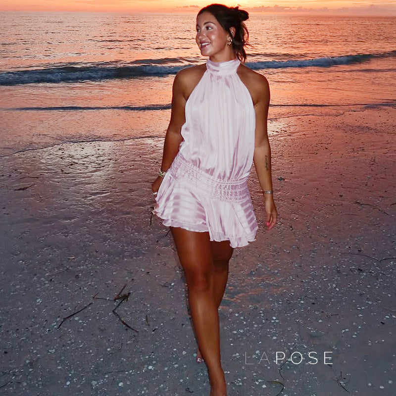 Nathaly Halter Mini Dress