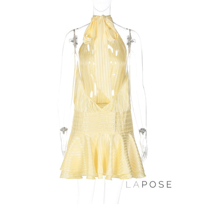 Nathaly Halter Mini Dress