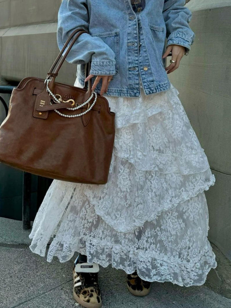 Rayne Lace Maxi Skirt