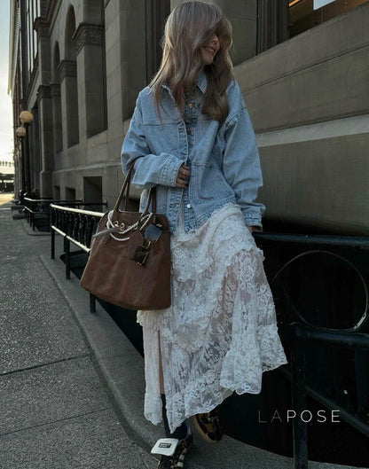 Rayne Lace Maxi Skirt