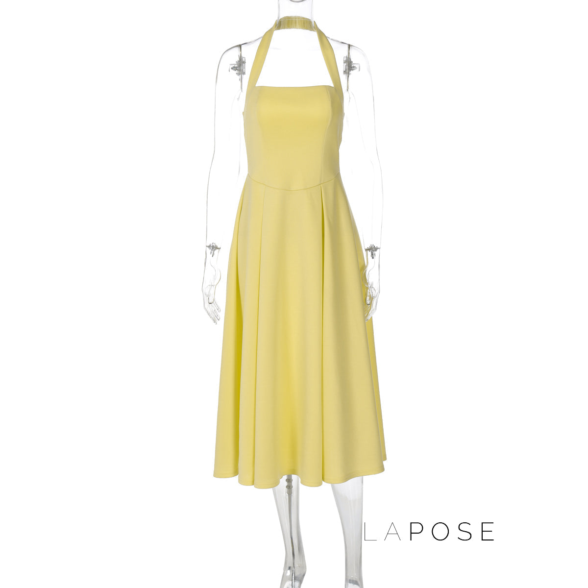 Reaghan Halter Backless Maxi Dress