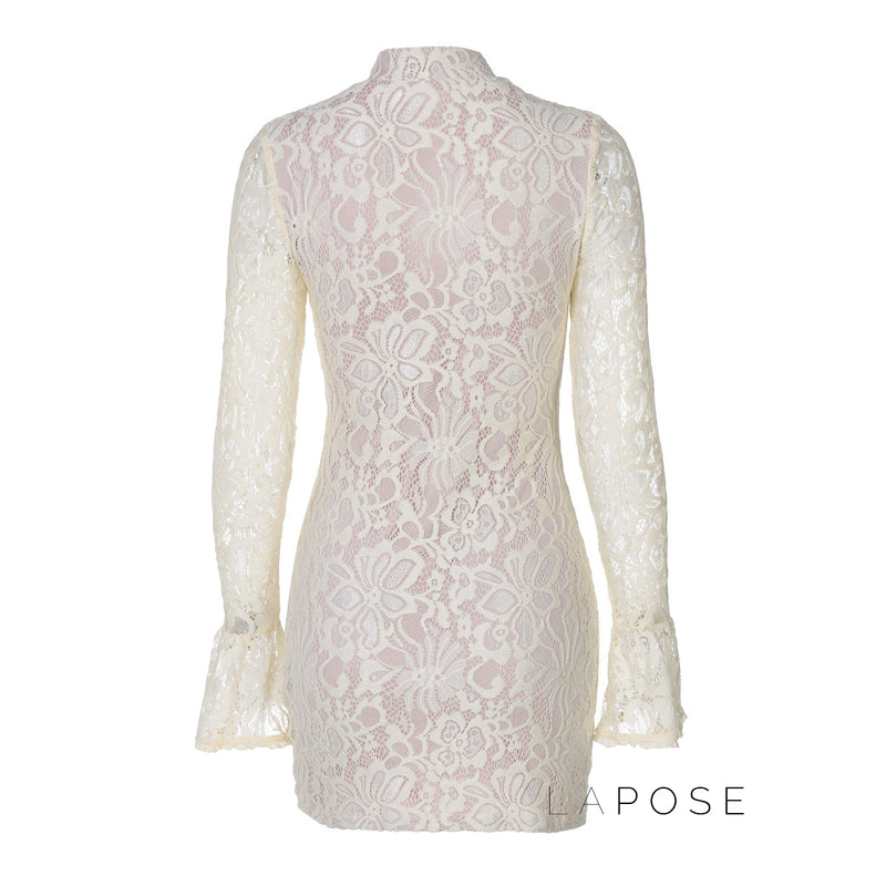 Riley Lace Bodycon Midi Dress