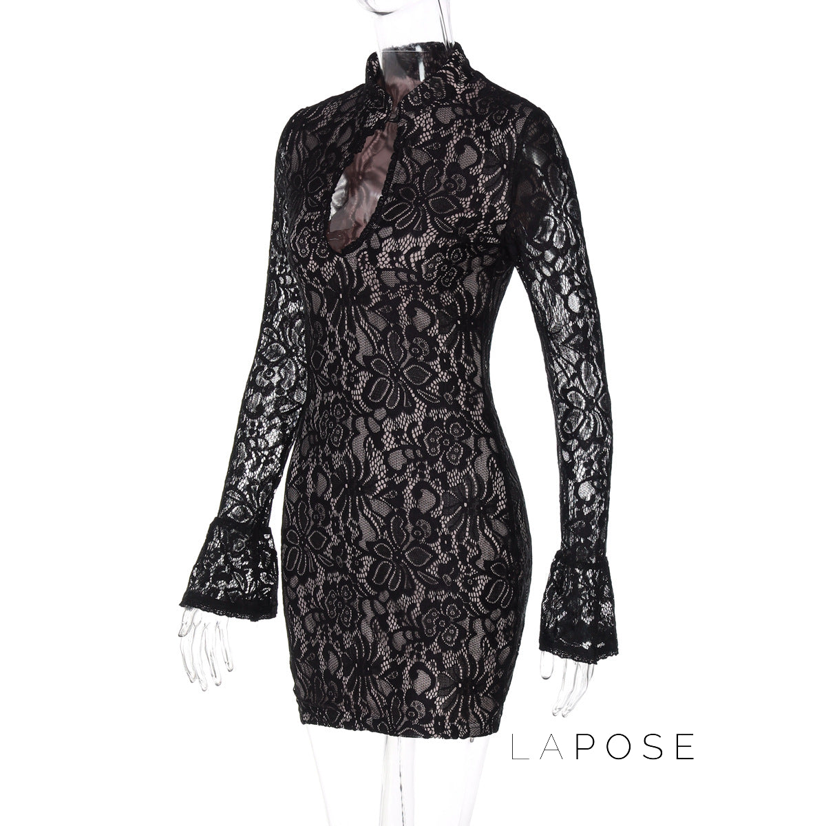 Riley Lace Bodycon Midi Dress