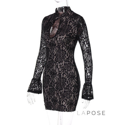Riley Lace Bodycon Midi Dress