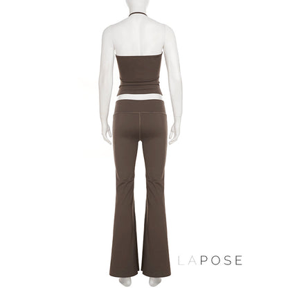 Samyra Halter Backless Pant Set
