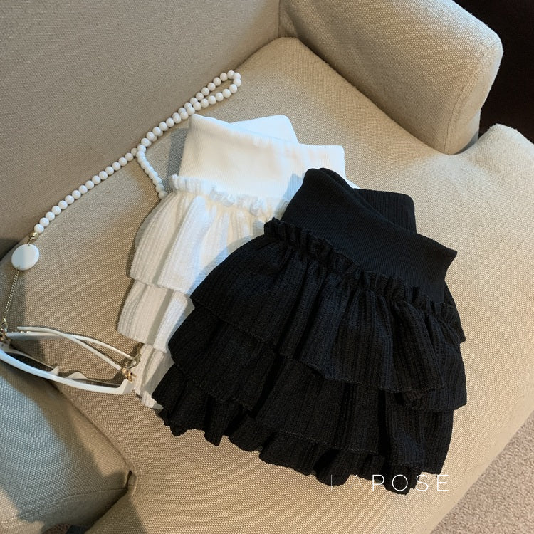 Sania A-line Tiered Mini Skirt