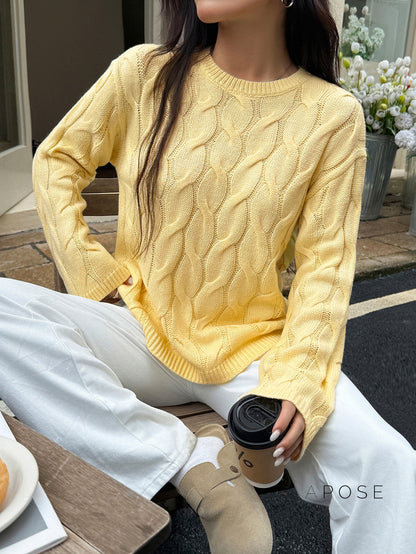 Sariya Knit Crewneck Sweater