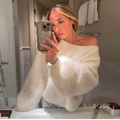 Selene Off Shoulder Knit Sweater