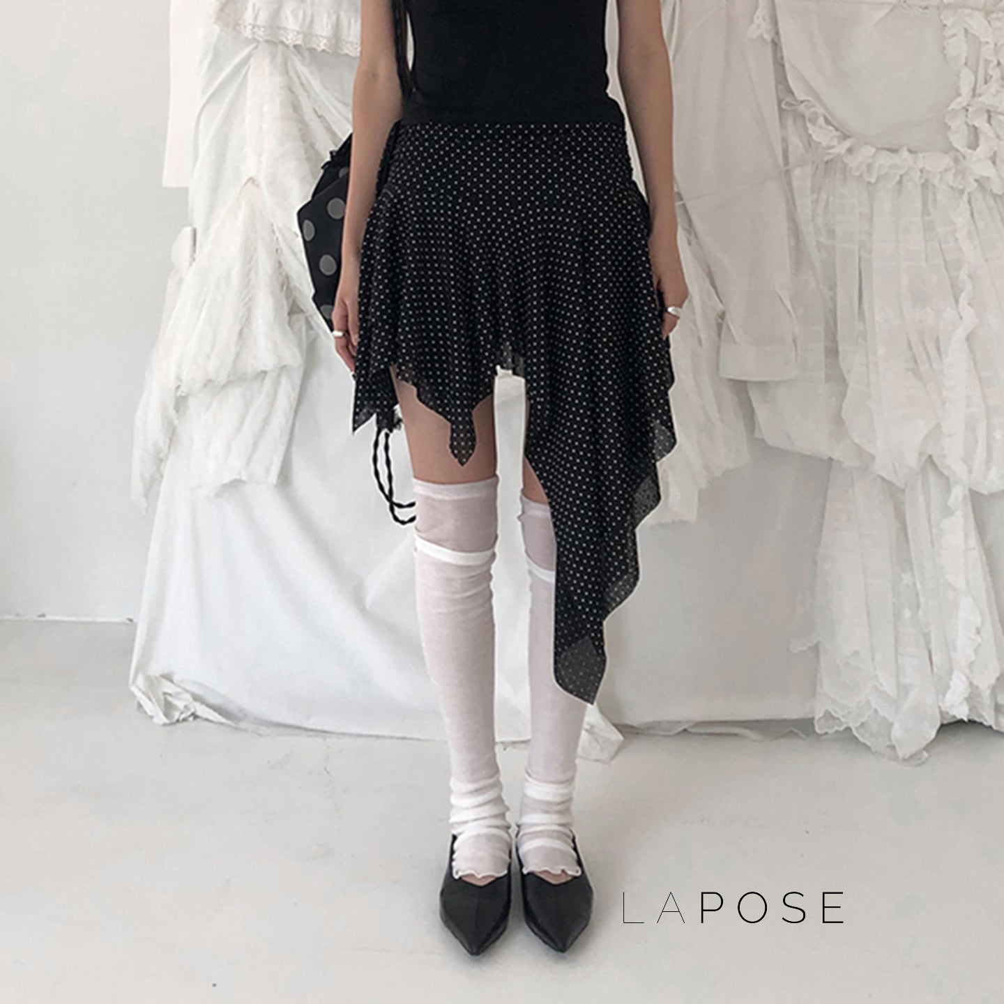 Sephora Asymmetric Polka Skirt