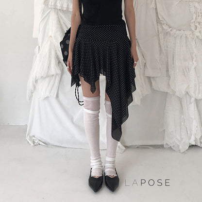Sephora Asymmetric Polka Skirt