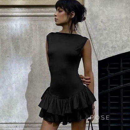 Shae Contrast Mini Dress
