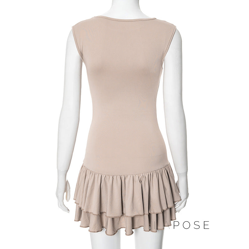 Shae Contrast Mini Dress