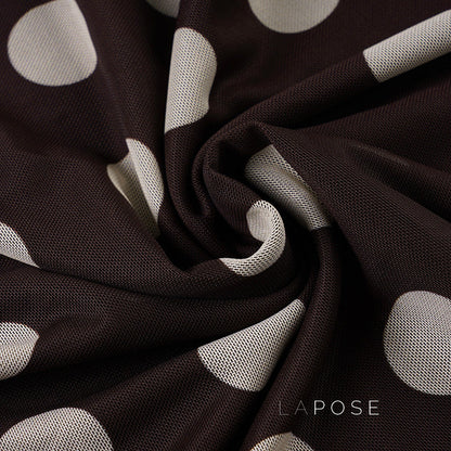 Sia Polka Dot Mesh Skirt