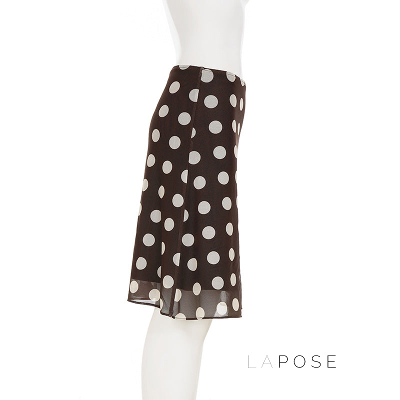 Sia Polka Dot Mesh Skirt