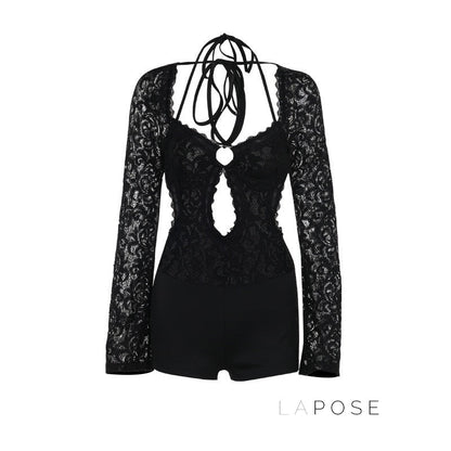 Stefanie Lace Cut-out Jumpsuit