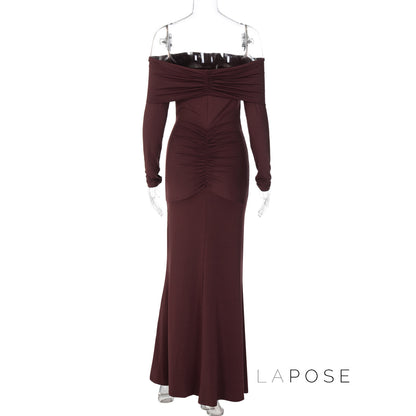 Swara Off-shoulder Tie Waist Dress