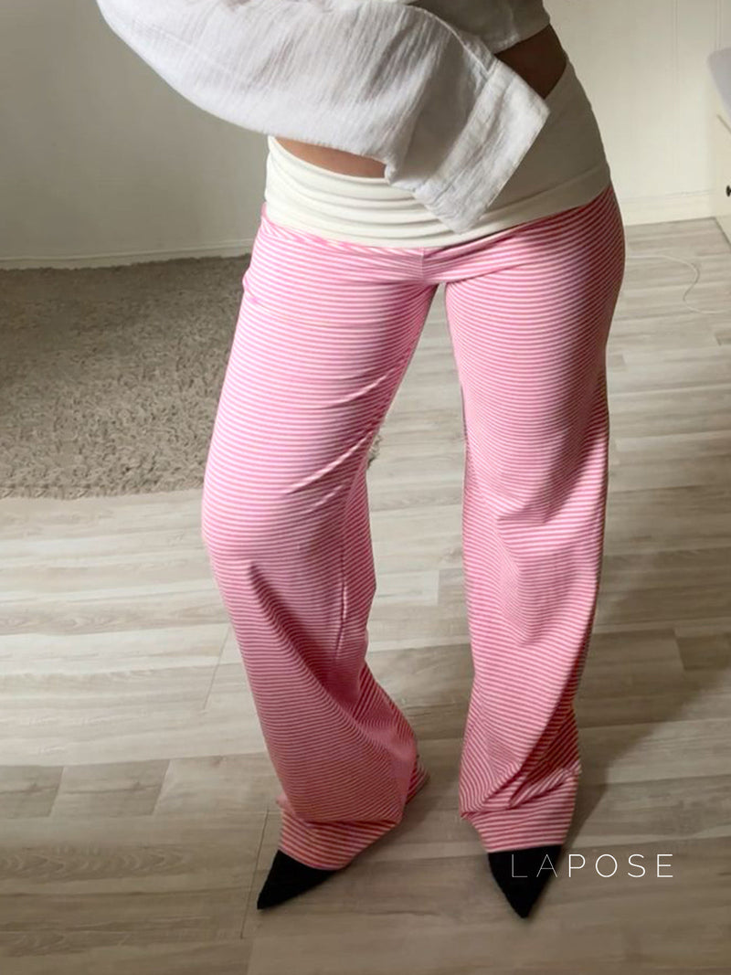 Vanesa Cozy Knit Straight Pants