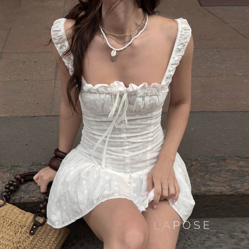 Wilhelmina Jacquard Mini Dress