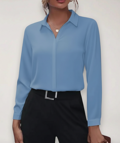 Charlotte | ’s Spring Buttoned Office Blouse
