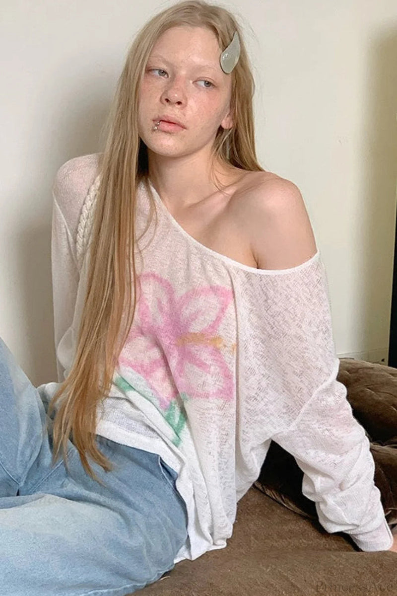 Lightweight Sun Protection Loose Slouchy Blouse