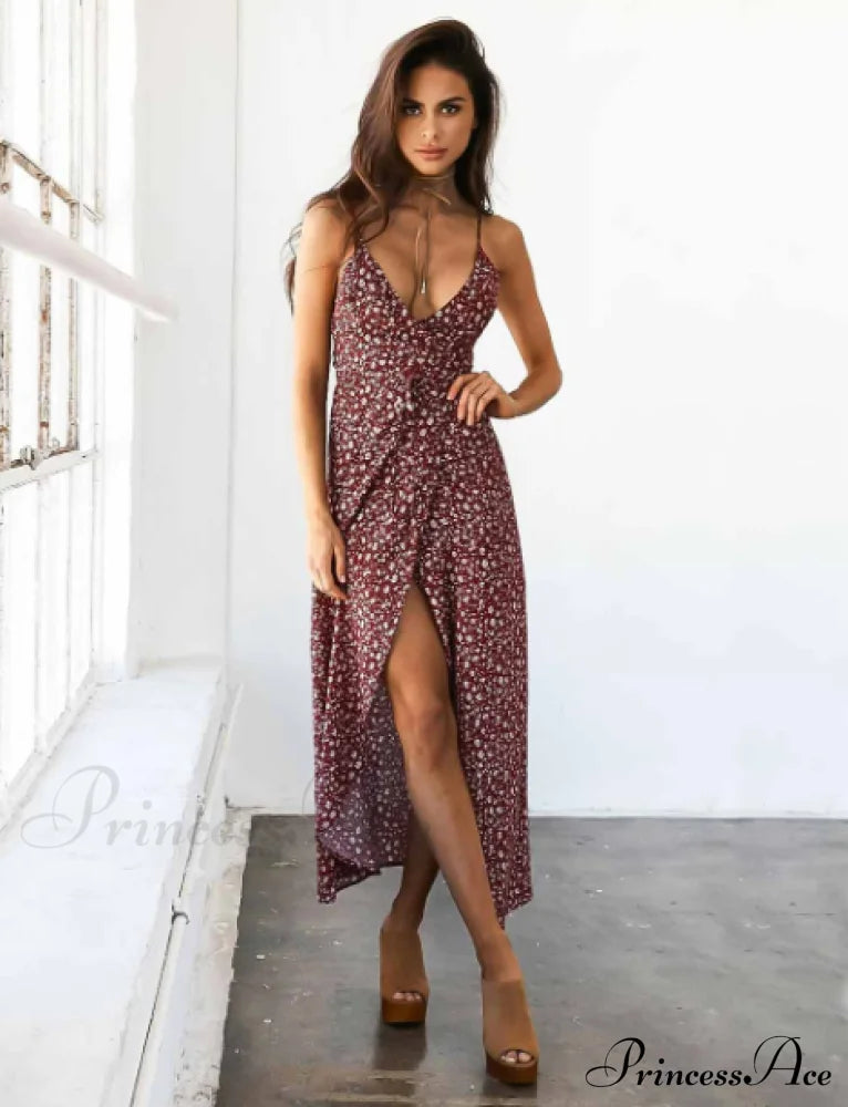 Spaghetti Strap Maxi Dress