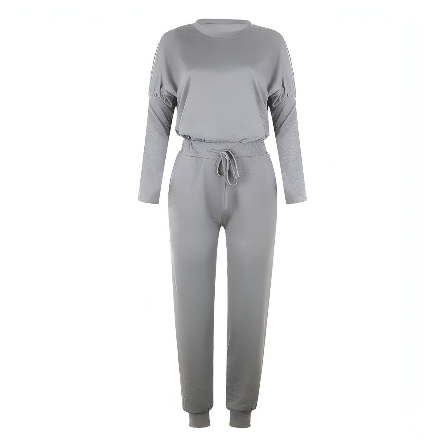 Loose Long Sleeve Top Shirt and Pants Two Piece Set