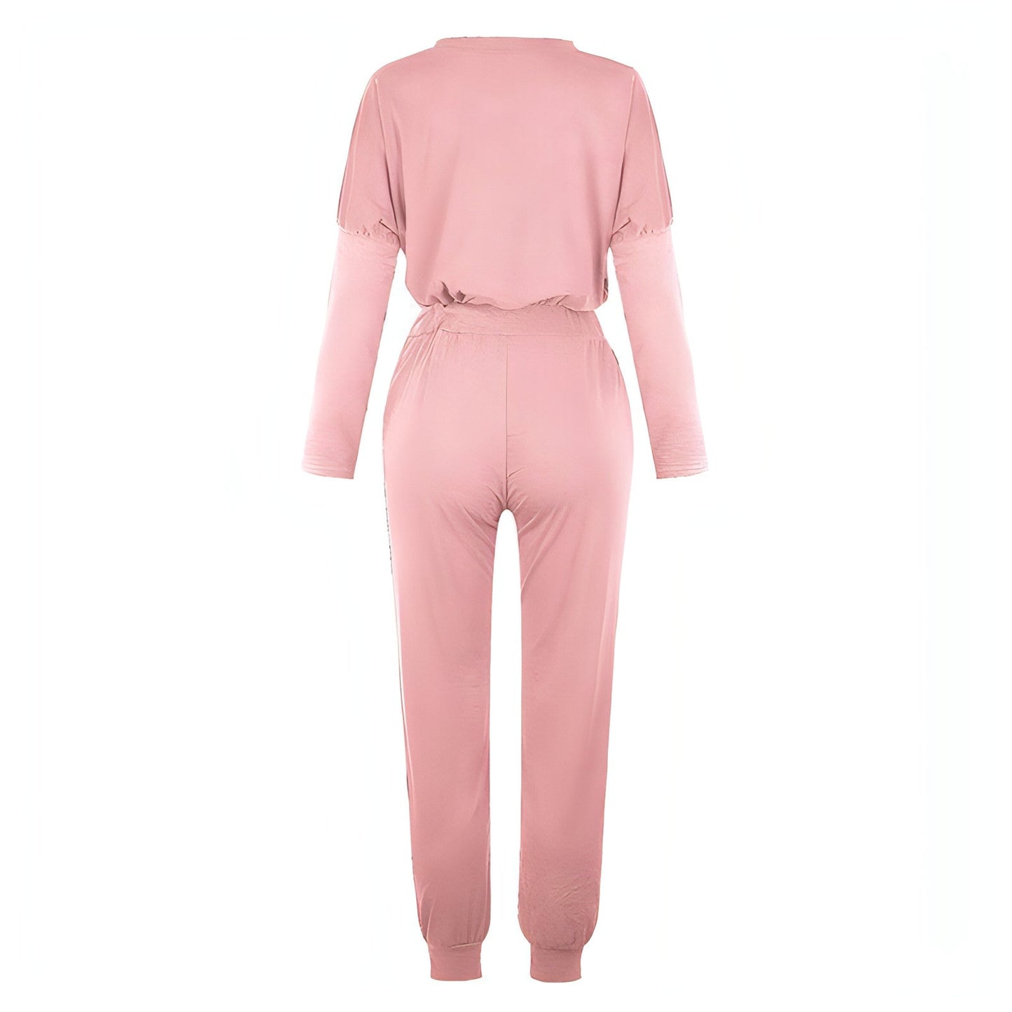 Loose Long Sleeve Top Shirt and Pants Two Piece Set