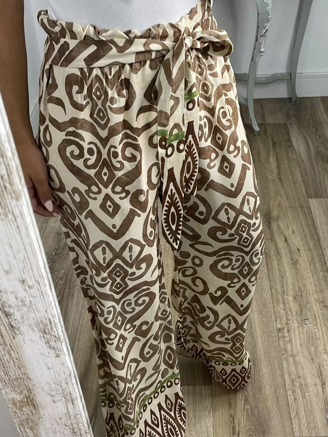 Geometric Printed Pants