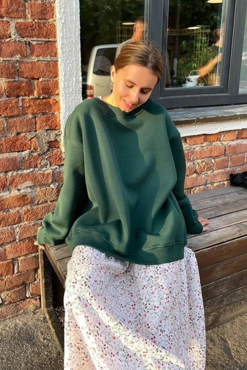 Minimalist Crew Neck Oversize Sweatshirts