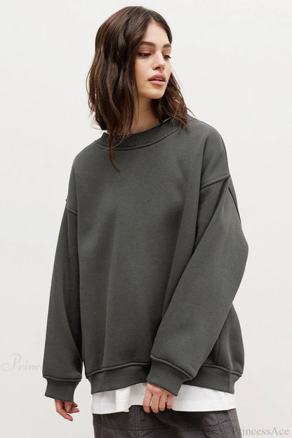 Minimalist Crew Neck Oversize Sweatshirts