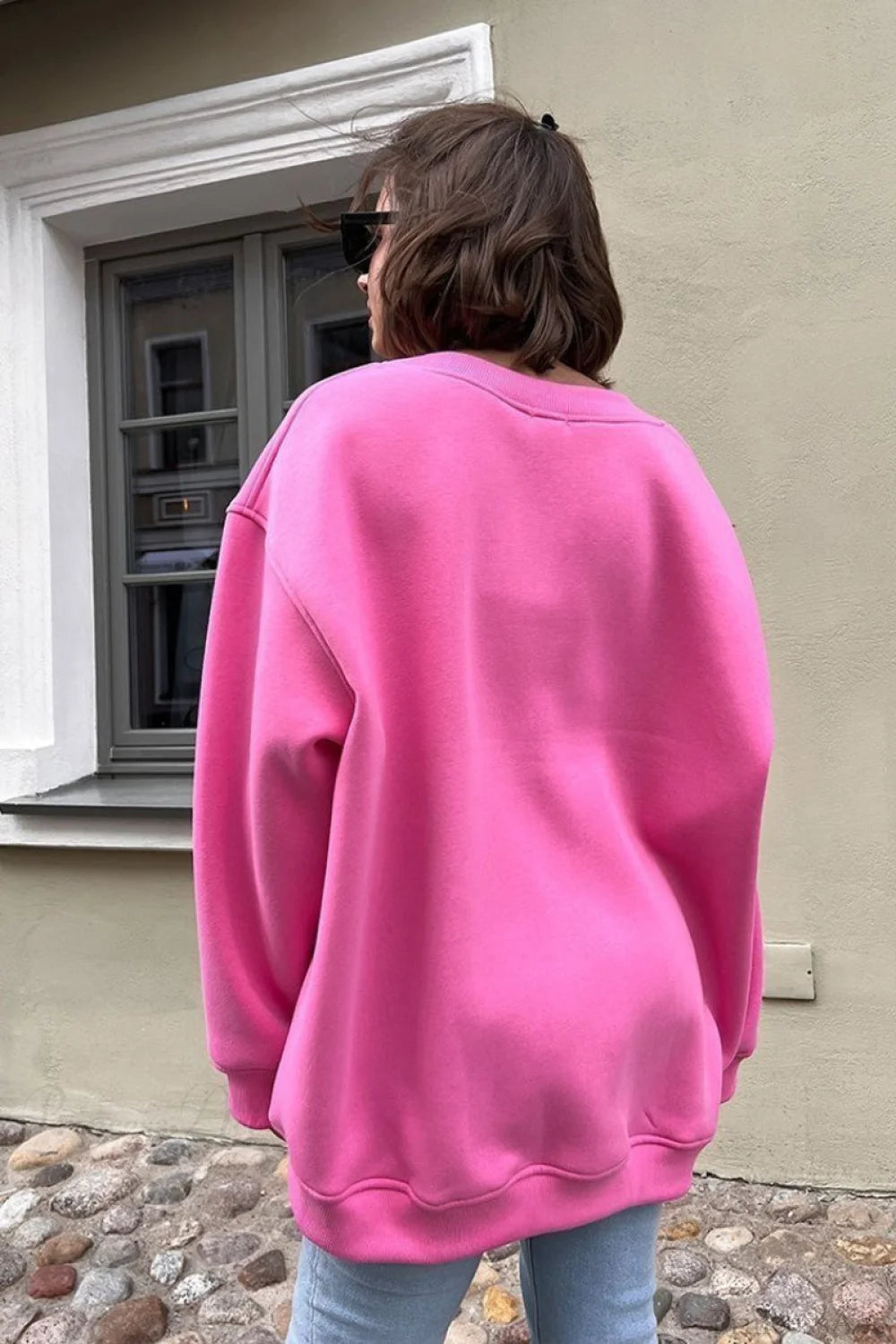 Minimalist Crew Neck Oversize Sweatshirts