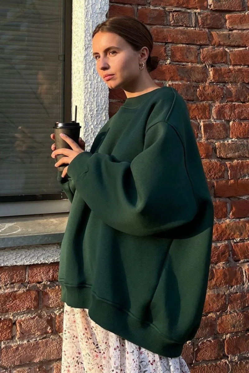 Minimalist Crew Neck Oversize Sweatshirts