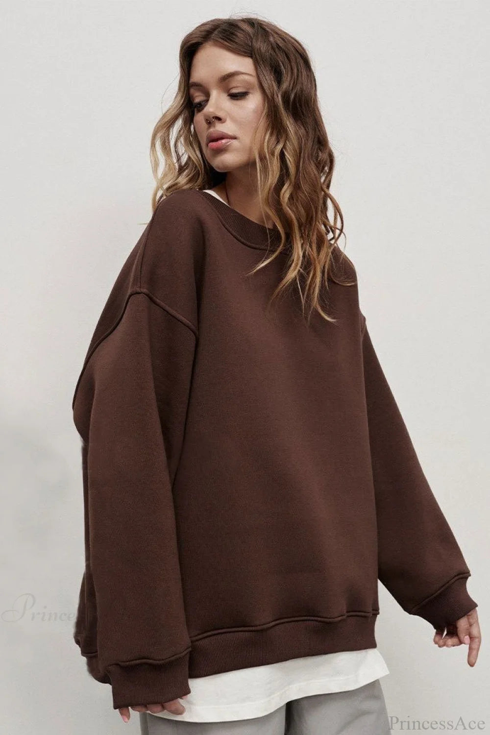 Minimalist Crew Neck Oversize Sweatshirts