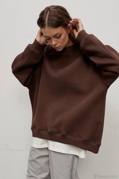Minimalist Crew Neck Oversize Sweatshirts