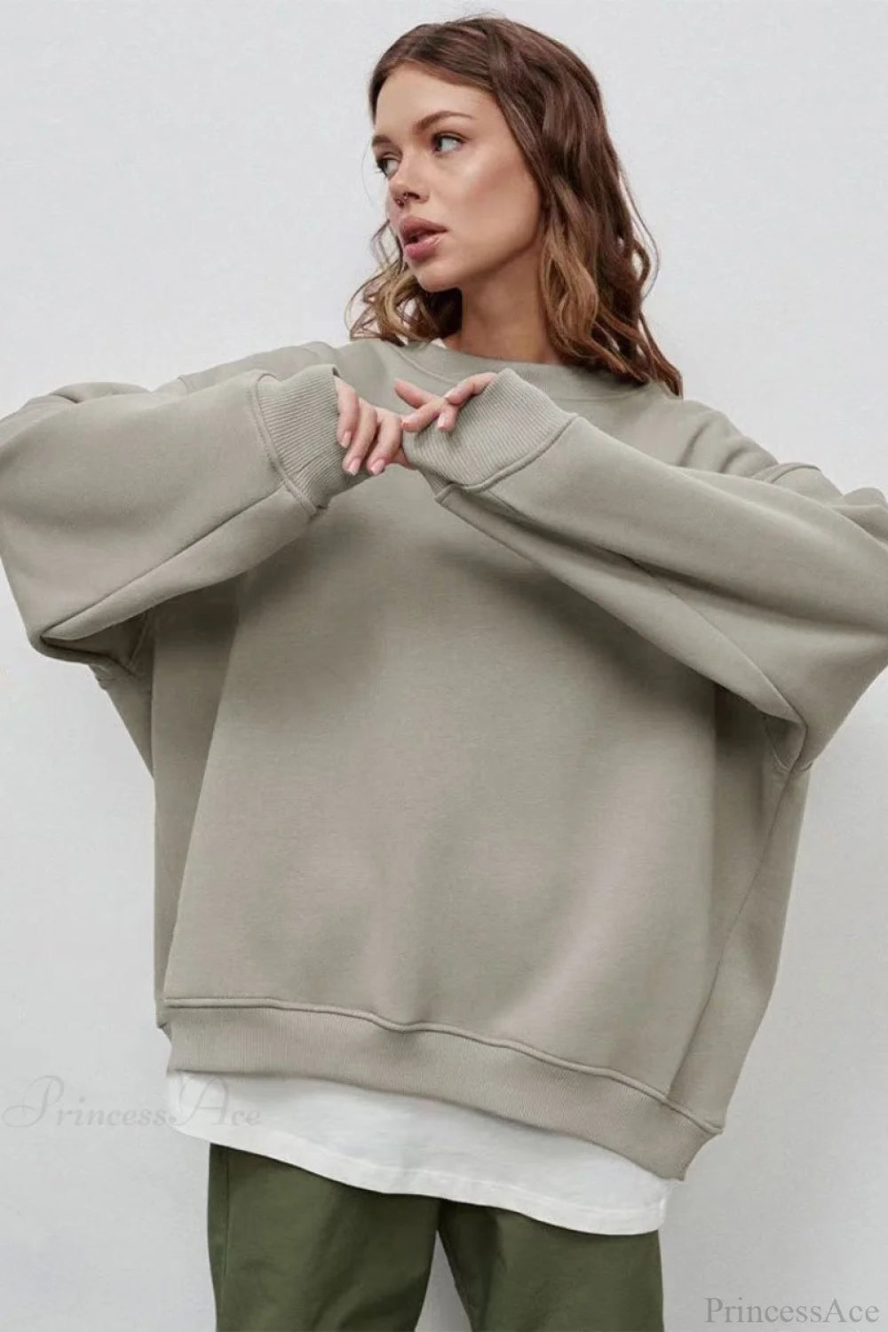 Minimalist Crew Neck Oversize Sweatshirts
