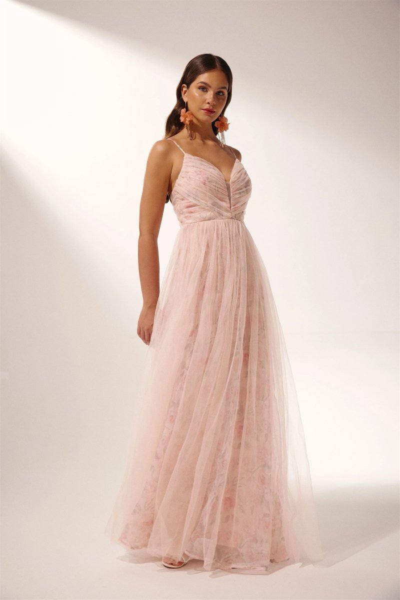 Natalie Tulle Maxi Dress